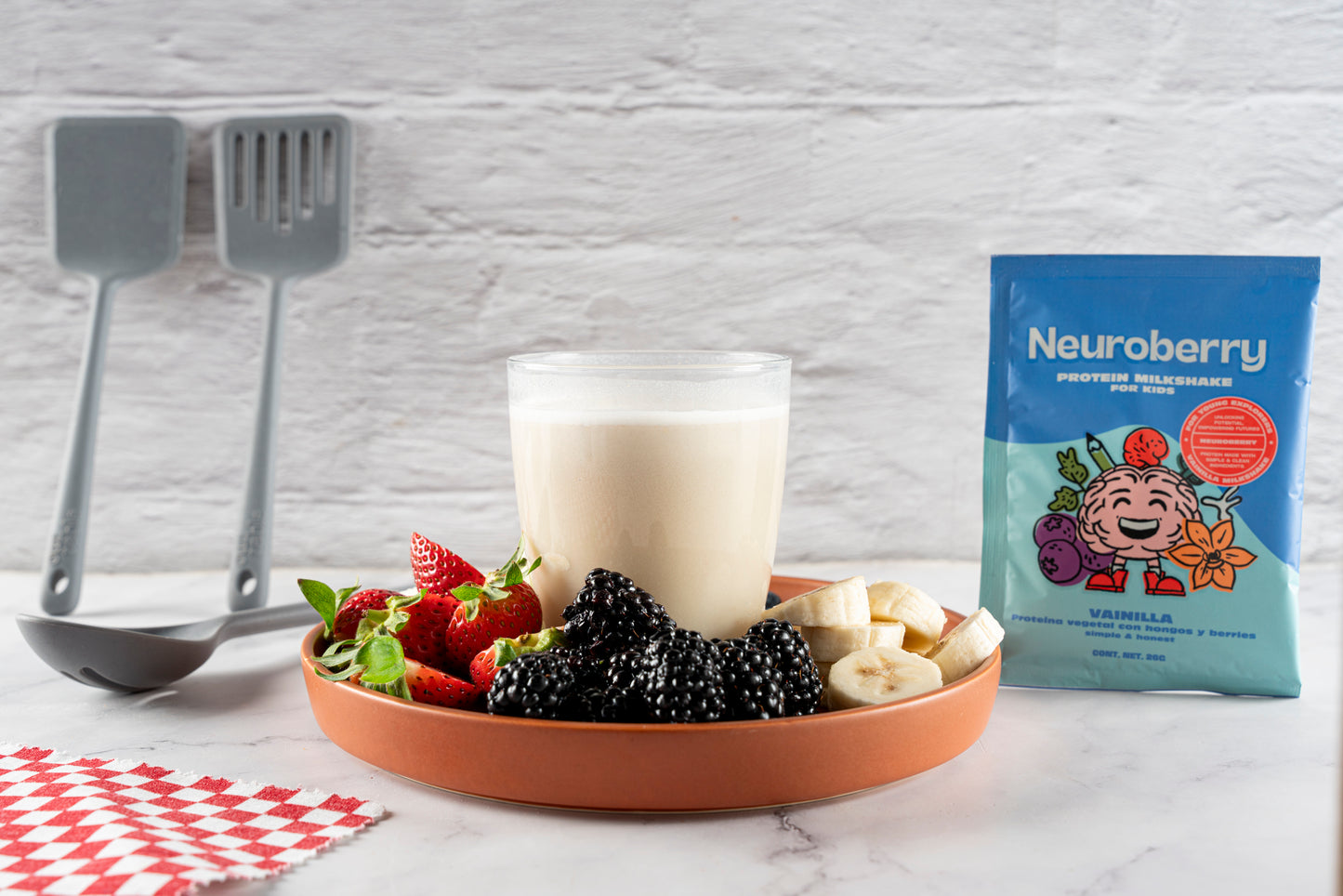 Caja con 10 sobres - sabor vainilla